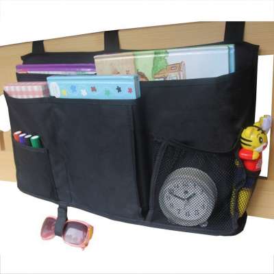 Hanging Bedside Storage Caddy for Books, Toys, TV Remote