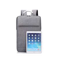 Hot sell customized wholesale gray backpack computer backpack school bag