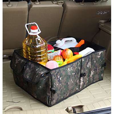 High Quality 600D Polyester Collapsible Storage Holder Bag car trunk tidy box Car Trunk Boot Organiser